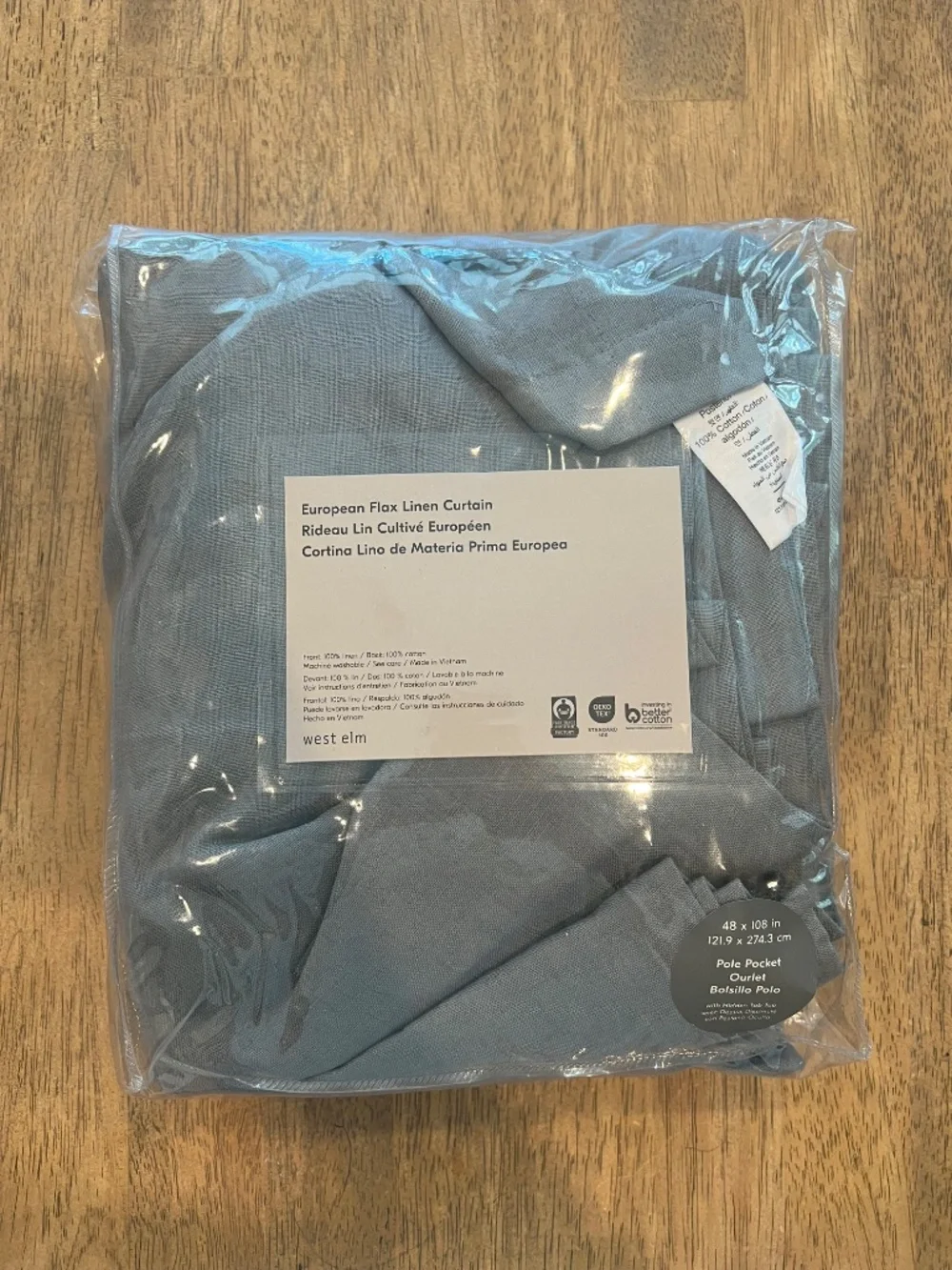 West Elm NWT European Linen Curtains